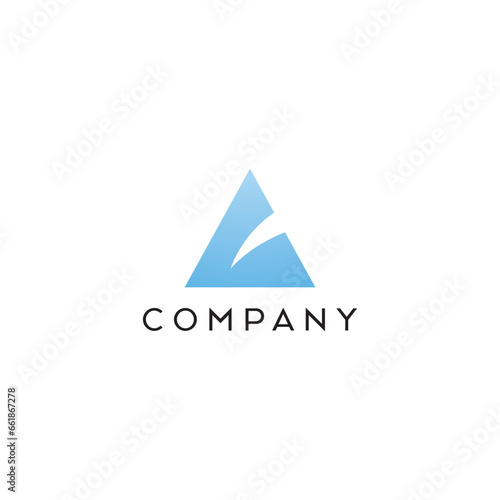 Triangle aero construction building builder Logo Design, Brand Identity, flat icon, monograph, business, editable, eps, royalty free image, corporate brand, creative