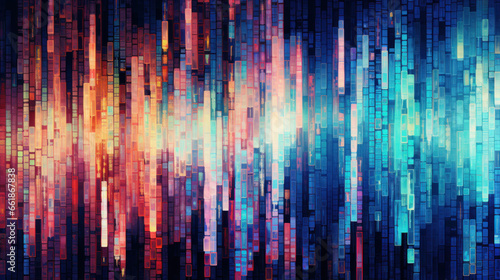 Colorful Retro VHS Scanlines Texture Meet Modern Glitches, TV Signal Static Noise With Digital Distortions,Transparent Overlay Pattern. Television Screen or Video Game Pixel Glitch Damage Background T