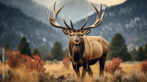 Huge Bull Elk