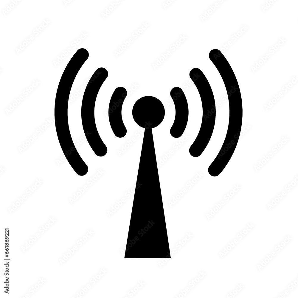 signal transmission icon with simple design signal transmission icon with simple design