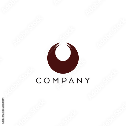 Wing round animal bird sly fly security power Logo Design, Brand Identity, flat icon, monograph, business, editable, eps, royalty free image, corporate brand, creative