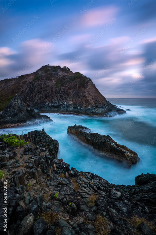 Fototapeta premium Landscape of Lombok Island From Beaches To Mountains