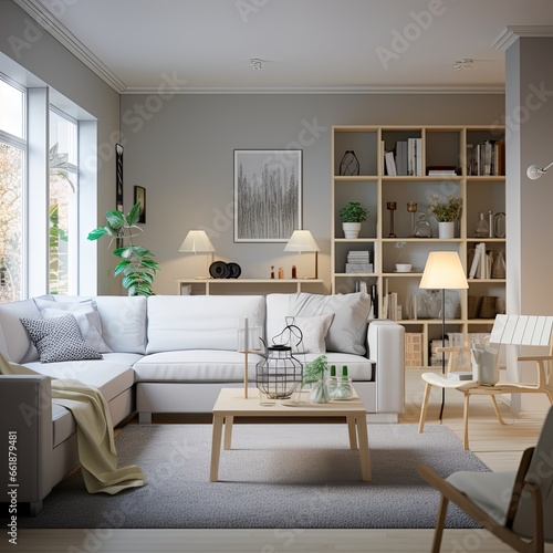 contemporary home interior design concept beautiful living room design in natural color scheme with bright and clean cosy comfort house beautiful design background