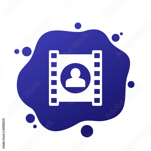 video blogger icon for web