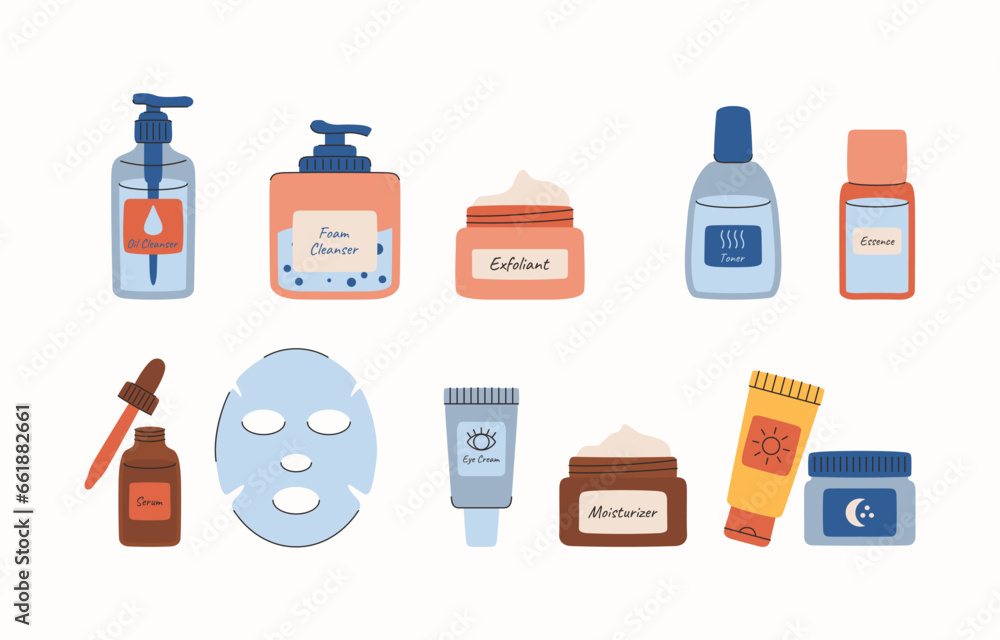 Set of Skincare Cleaning Products Set of Skincare Cleaning Products