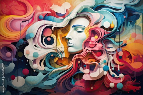 Magical abstraction with surreal elements