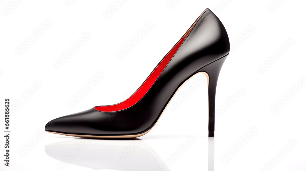 Step into elegance with this classic black high heel shoe. Its timeless style and sophistication make it a must-have for any fashion-forward individual. Step into elegance with this classic black high heel shoe. Its timeless style and sophistication make it a must-have for any fashion-forward individual.