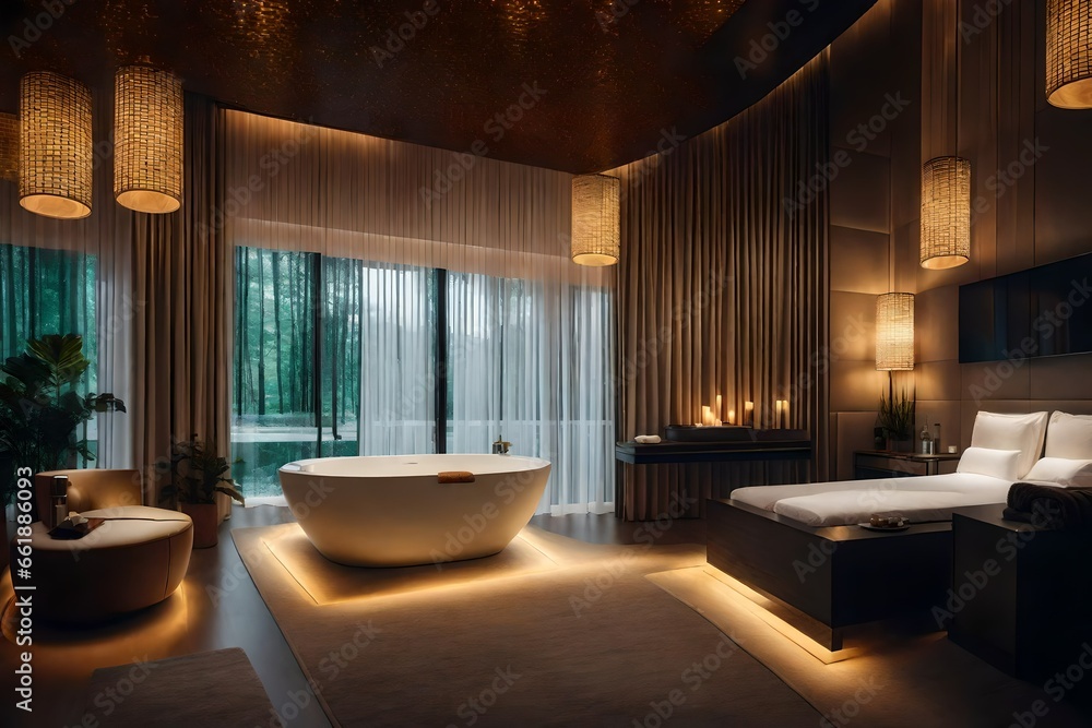 Fototapeta premium luxury hotel room