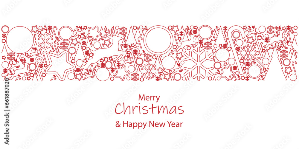 Christmas background. Christmas christmas pattern. Christmas tree. Christmas decoration. winter holiday. Greeting card, banner, poster