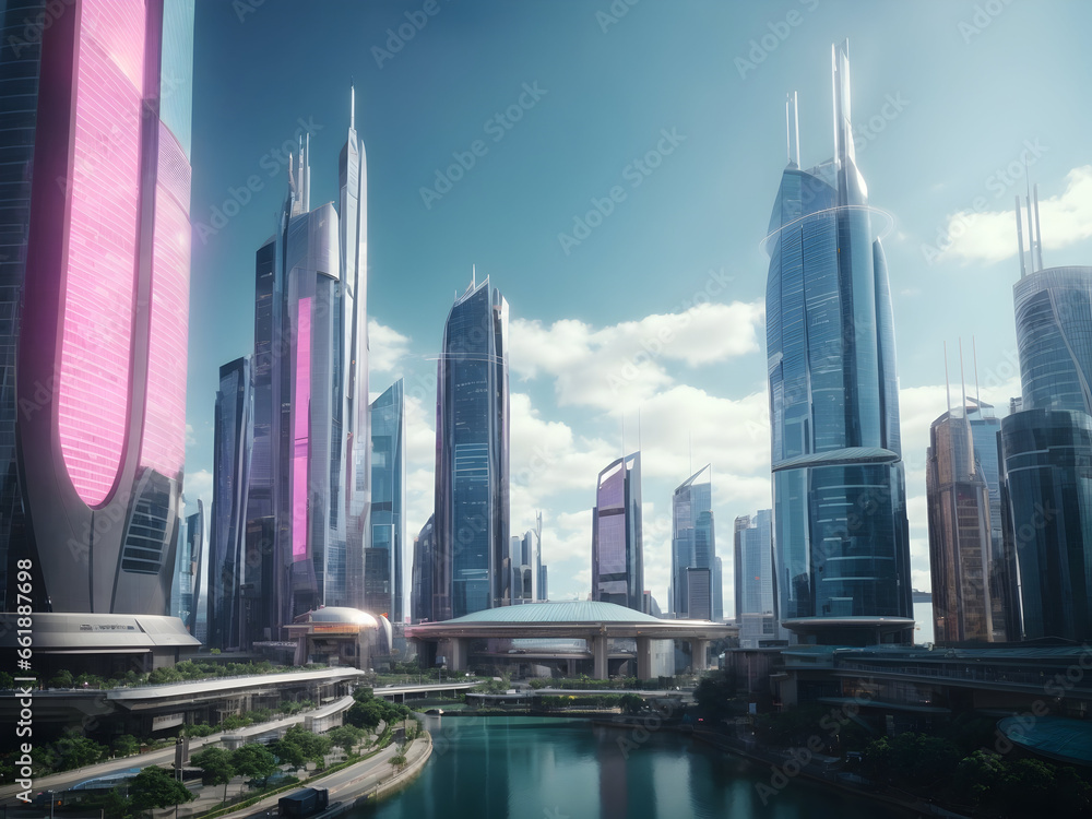 Metaverse Skyscrapers: Building the Futuristic City of Tomorrow