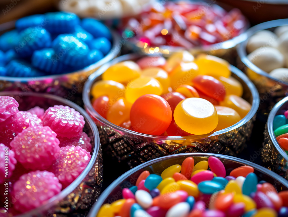 Immerse yourself in the festive spirit of Diwali with a close-up photography series showcasing the colorful and mouthwatering candy delights. Immerse yourself in the festive spirit of Diwali with a close-up photography series showcasing the colorful and mouthwatering candy delights.