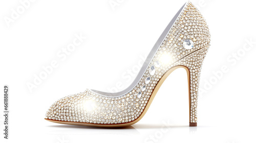 Shine bright in our High Heel Shoe featuring sparkling rhinestones. This glamorous and elegant footwear choice adds a touch of sophistication to any outfit.