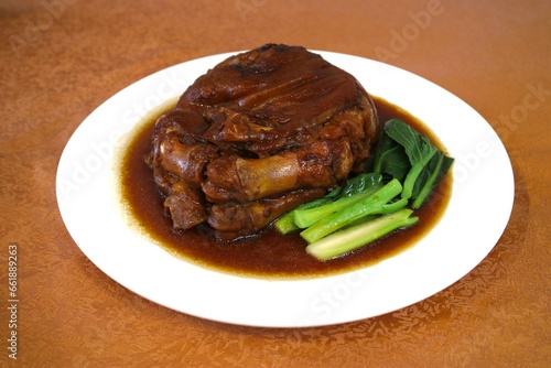 Experience the succulent delight of our premium pork knuckle, a mouthwatering treat for any meat lover."