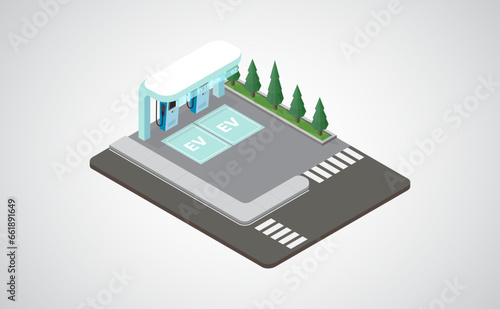 ev station, electric vehicle charging station