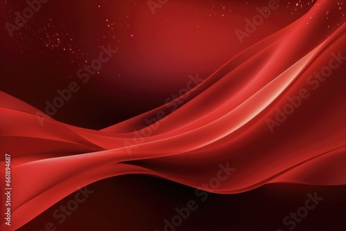 Red Christmas Background. Abstract Graphic Design with Velvet Texture for Festive Holiday Atmosphere.