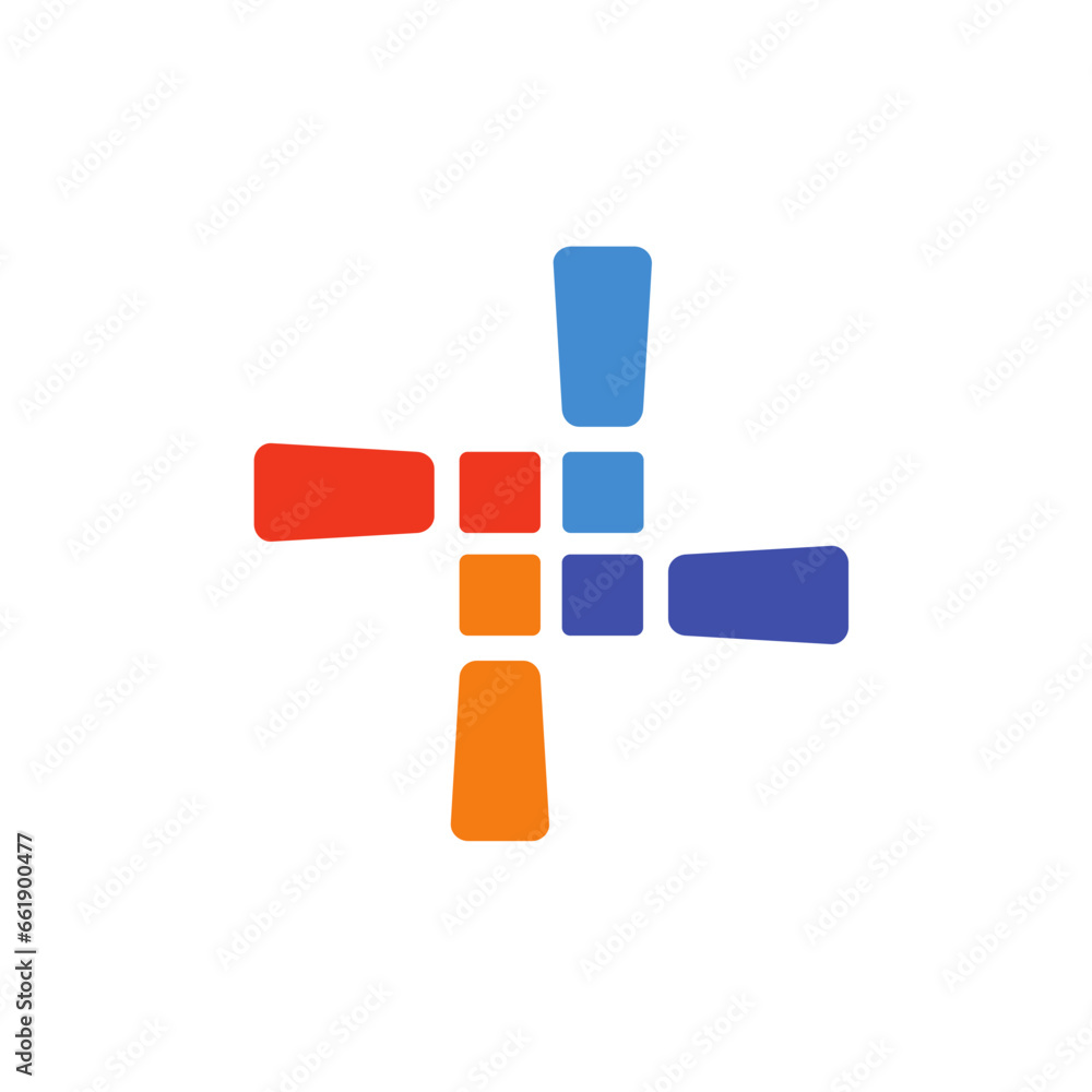 The logo consists of four command signs that are rotated 90 degrees. In the center of the security symbol. The logo consists of four command signs that are rotated 90 degrees. In the center of the security symbol.