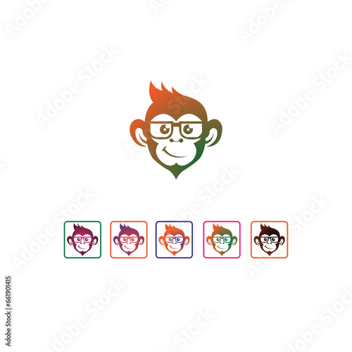 Monkey Logo Design. App icon Design. Company Logo Design.