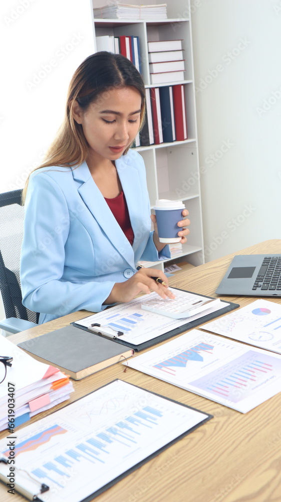 Thinking about how to take the business to technological heights. Cropped shot of an attractive young businesswoman working in her office. Thinking about how to take the business to technological heights. Cropped shot of an attractive young businesswoman working in her office.