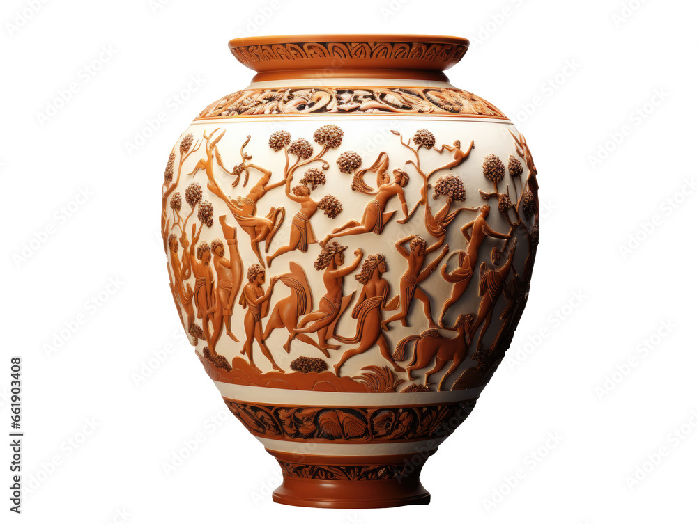 Grecian Urn with Mythological Scenes
