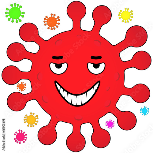 Monster Germ Illustration