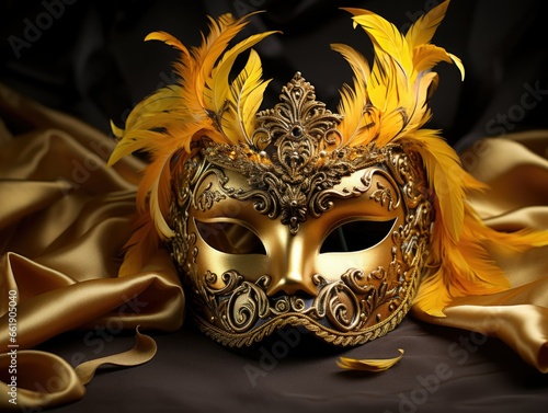 Italian Gold Leaf Venetian Mask