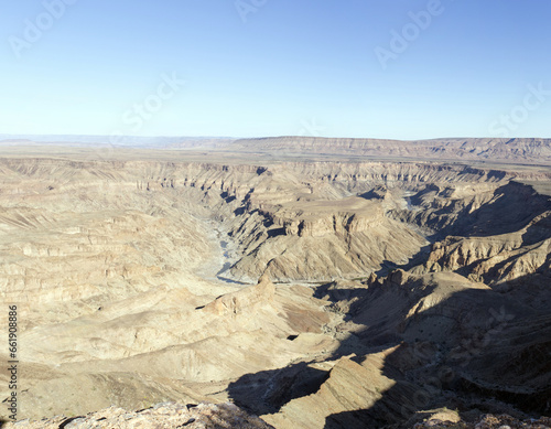 A view of fishriver canyon