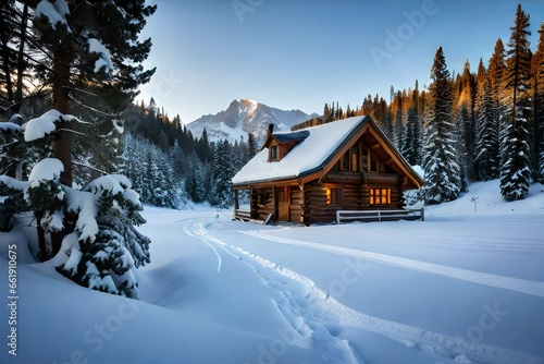 house in the snow © Zaini