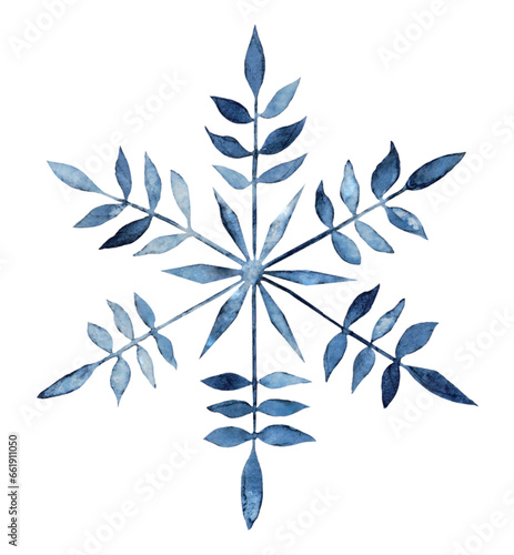  snow crystals - scheekristalle watercolor