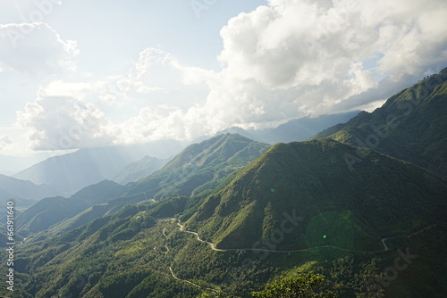  mountain path in Sapa, Vietnam - ベトナム サパ 山道