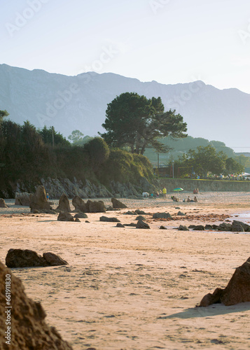 beach at the coast of Toro Spain