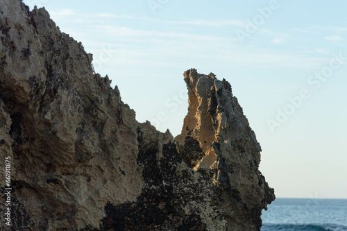 rock in the sea
