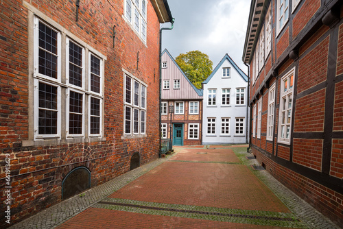 Stade - Gasse beim Rathaus