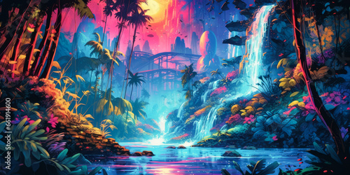 waterfall in the forest