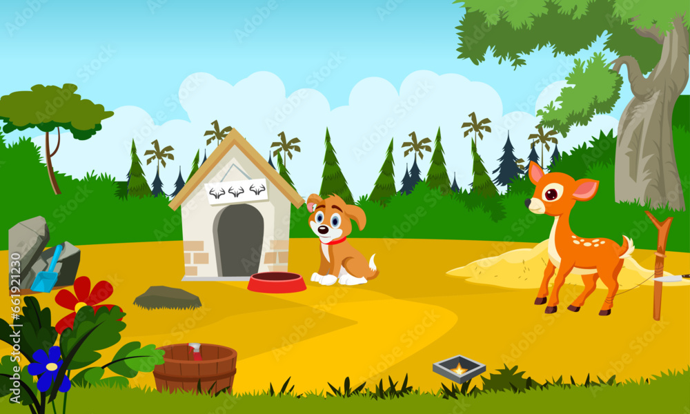 farm animals in a meadow farm animals in a meadow