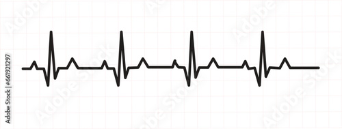 Heart Rhythm Heart beat on monitor Vital signs Cardiogram