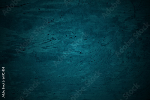 Textured blue grunge background. Blue concrete texture as a concept of horror and Halloween © Background Studio