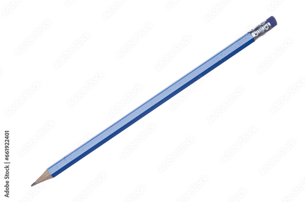 Single pencil close up isolated on a white background Single pencil close up isolated on a white background