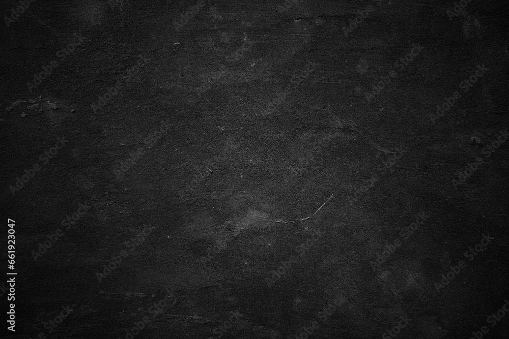 Textured black grunge background. Black concrete texture as a concept of horror and Halloween - obrazy, fototapety, plakaty 
