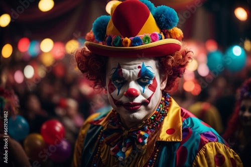 clown in the carnival