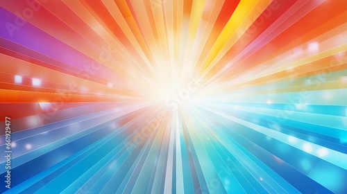 Radiant Spectrum Abstract Background - Colorful Artistic Backdrop