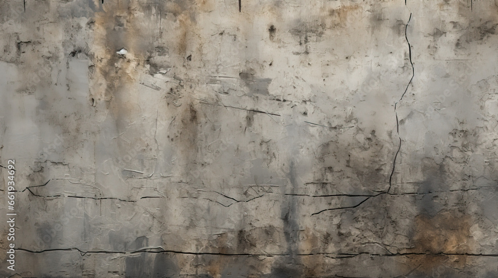 concrete texture background, broken, cracked, dirty, generated by AI