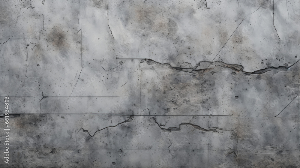 Fototapeta premium concrete texture background, broken, cracked, dirty, generated by AI
