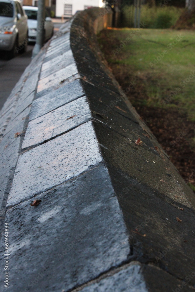 Up close picture of a church wall Up close picture of a church wall