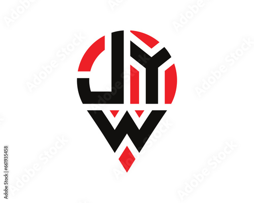 JYW letter location shape logo design. JYW letter location logo simple design. Free Download JYW letter location shape logo design. JYW letter location logo simple design. - GFXLoad