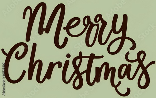 Merry christmas lettering calligraphy isolated on background. holiday illustration element. Merry Christmas script