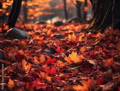 Autumn background. Bright colors. Fall wallpaper.