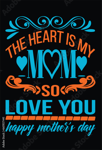 Mothers Day typography t-shirt design2023
