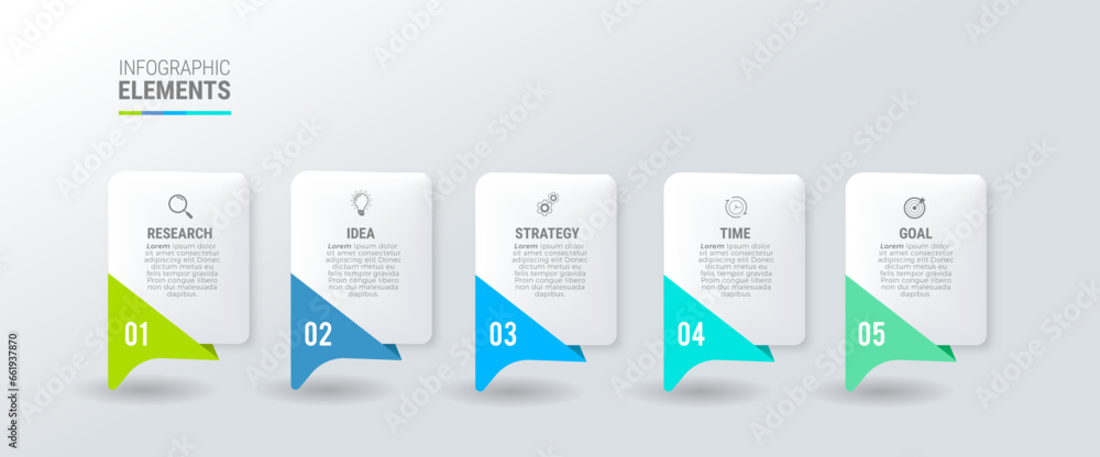 Business infographic template design icons 5 options or steps
Business infographic template design icons 5 options or steps