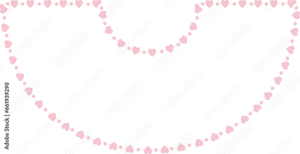 Heart Frame cute pink pastel decoration love pattern classic romantic horizontal vintage frames flower floral border art Elements design border decoration element decor Heart Frame cute pink pastel decoration love pattern classic romantic horizontal vintage frames flower floral border art Elements design border decoration element decor
