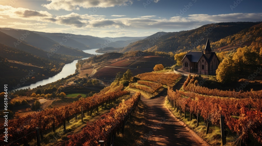 Fototapeta premium landscape in the mountains